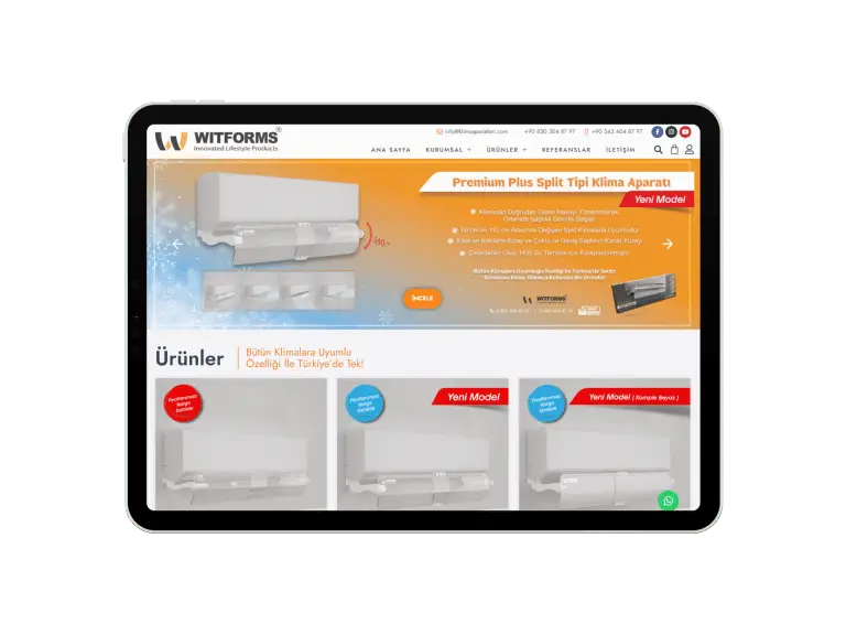 Klima Aparatları E- Ticaret Sitesi