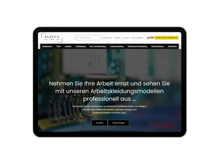 Kuzey's Fashion Web Tasarım ve Logo Tasarımı