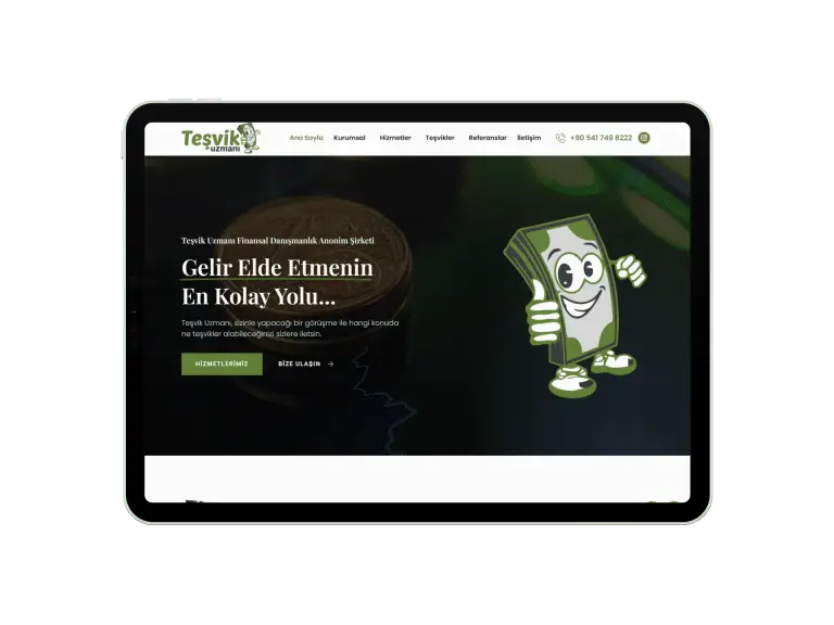Teşvik Uzmanı Web Tasarım