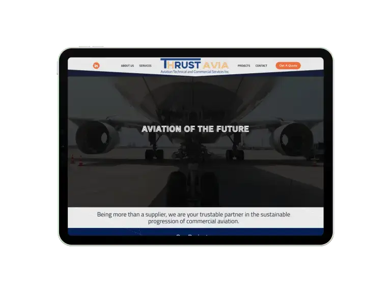 Thrust Avia Web Tasarım