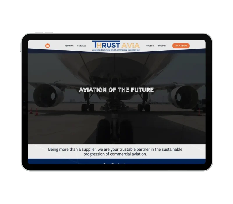 Thrust Avia Web Tasarım